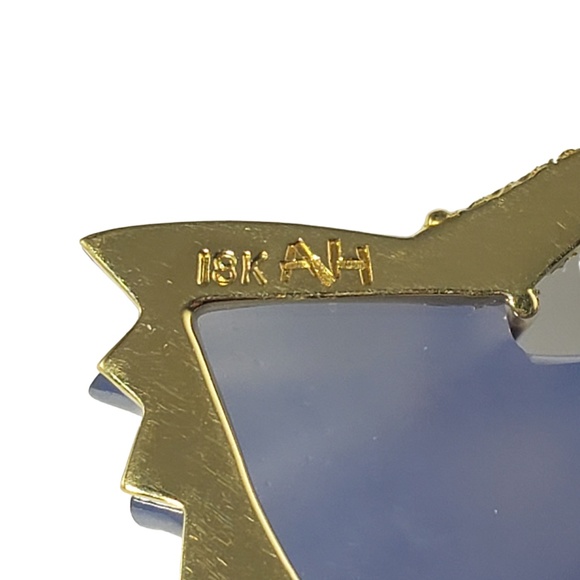 Vintage 18K Yellow Gold Chalcedony, Tahitian Pearl and Diamond Pendant #13703 - Picture 6 of 8